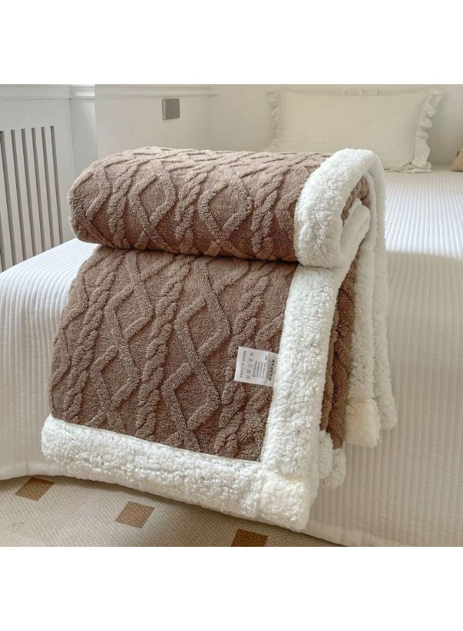 Blanket Thick Throw Soft Plush Fluffy Boho Tufted Blanket for Bed Sofa Couch - Image 1